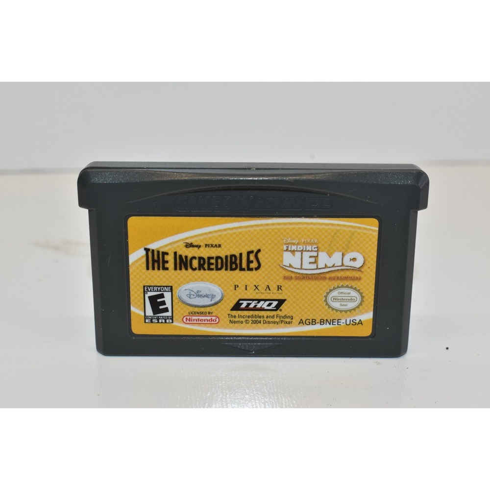 Finding Nemo & The Incredibles: Double Pack (Nintendo Game Boy Advance, 2007)